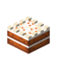 An isometric view of the Carrot Cake from Cakes++.