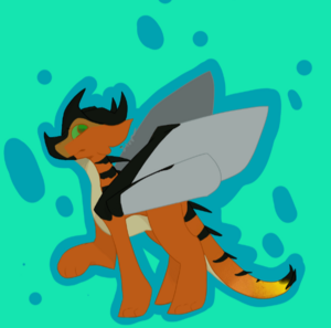 A picture of Horntail created by Flowrif.